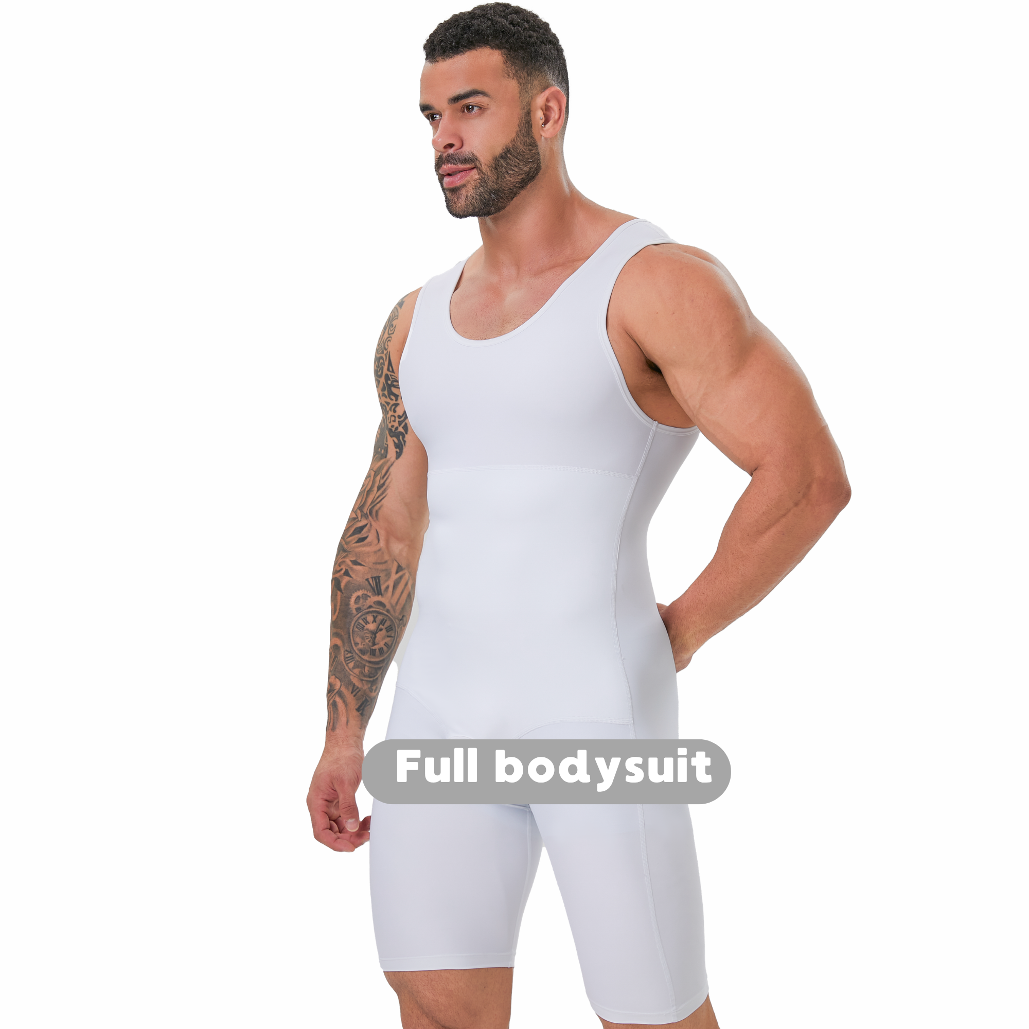 Men's Double Layer Tummy Contr – Shapewear Bodysuit Firm Bewertung und Preis