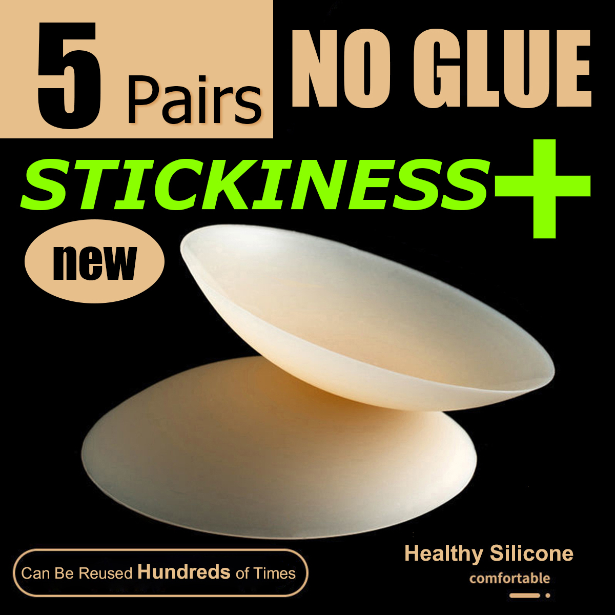 5 Pairs More Sticky 10cm No Tr – Nipple Cover Pasties Bewertung und Preis