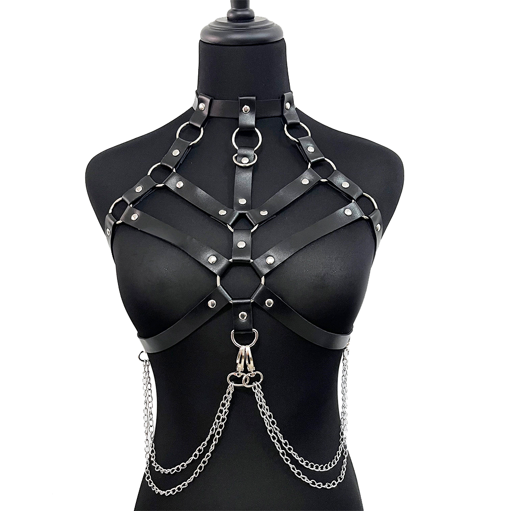 Chain with Leather Lingerie Wo – Garter Belt Set Bewertung und Preis