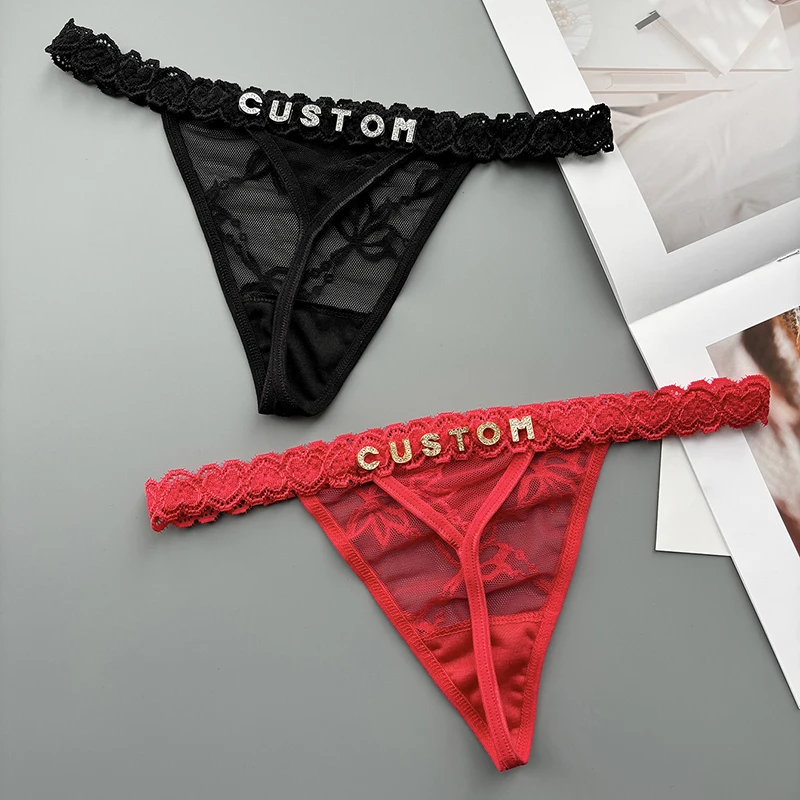 Personality Custom Thong Name  – Thong Bikini Women Bewertung und Preis