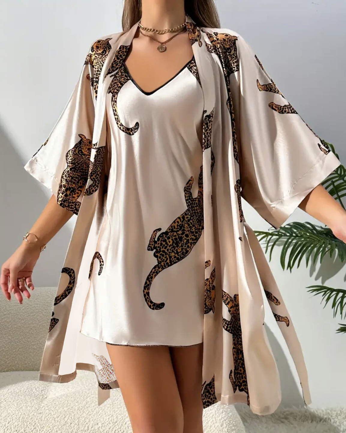 Imitation silk sleepwear sexy  – Robe Silk Women Bewertung und Preis