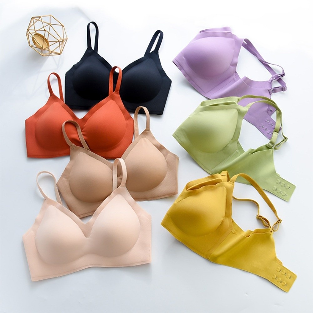 Push Up Wireless Bra Gathered  – Bralette Wireless Soft Bewertung und Preis