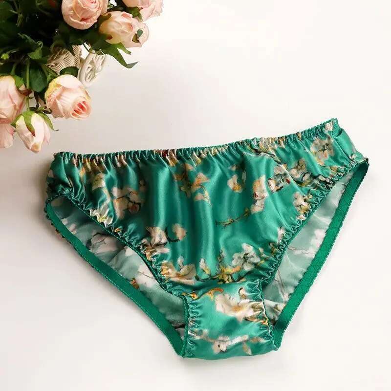 Summer Floral Print Ice Silk M – Boyshort Underwear Bewertung und Preis