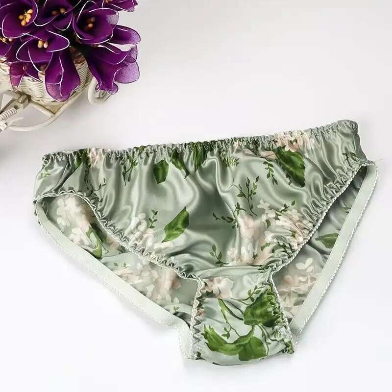Summer Floral Print Ice Silk M – Boyshort Underwear Bewertung und Preis