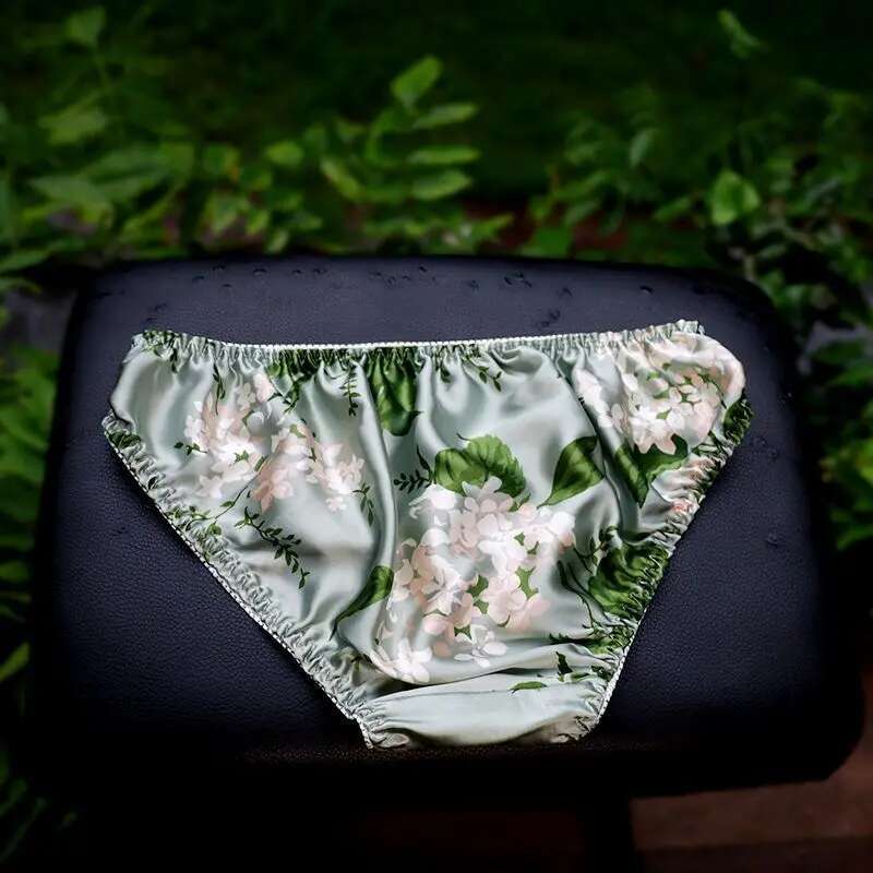 Summer Floral Print Ice Silk M – Boyshort Underwear Bewertung und Preis